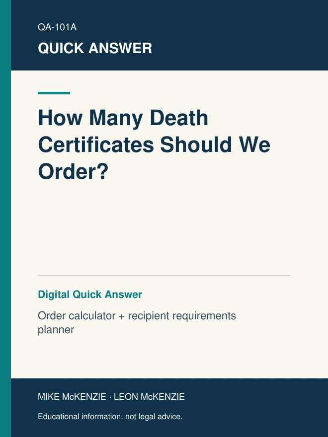 Quick Answer example cover