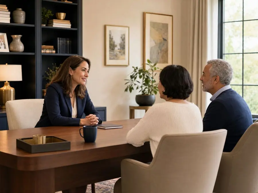 A professional advisor supporting a family